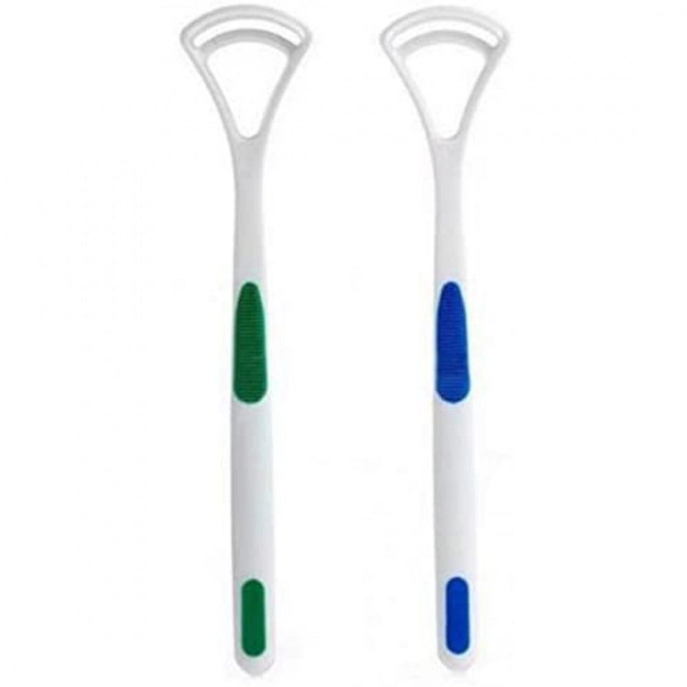 Generic Pack Of_3 Tongue Cleaner(2 Pcs Set) (Color: Assorted)