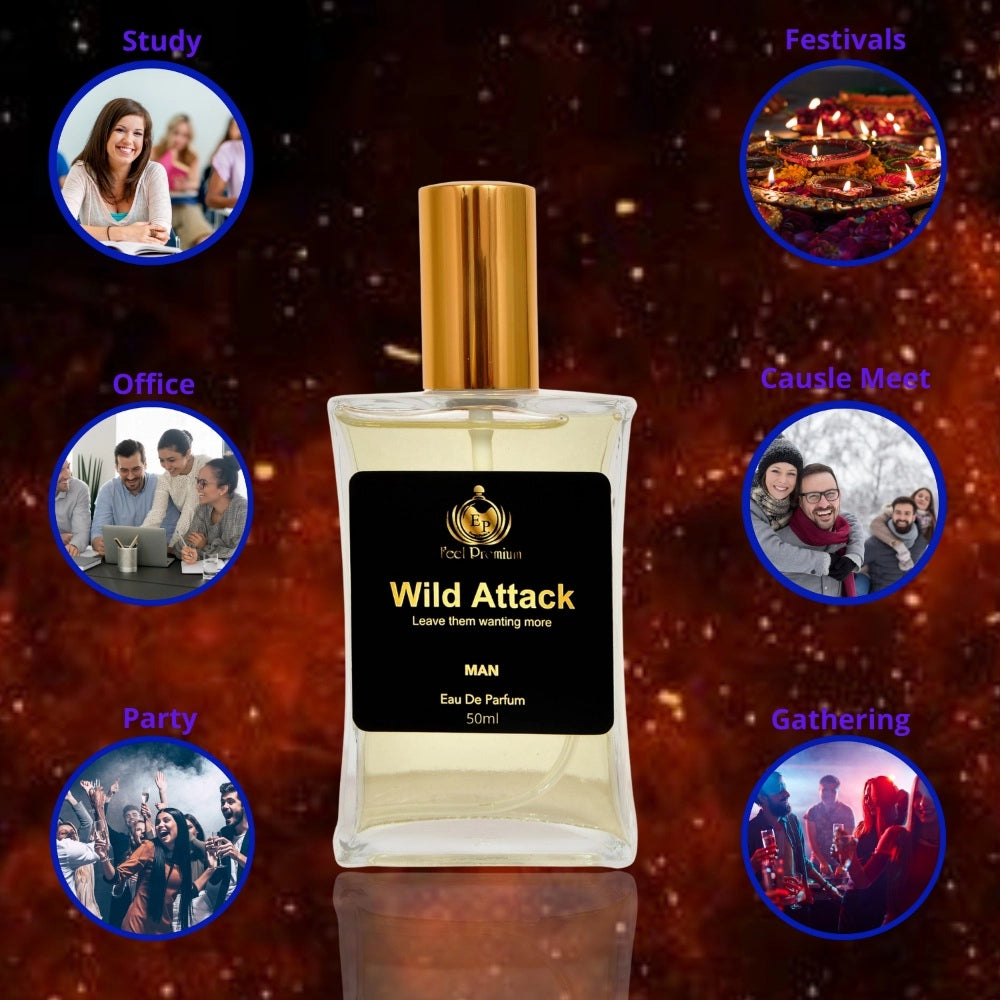 Generic Europa Wild Attack 50ml Perfume Spray For Men