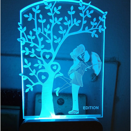 Generic Romantic Couple AC Adapter Night Lamp