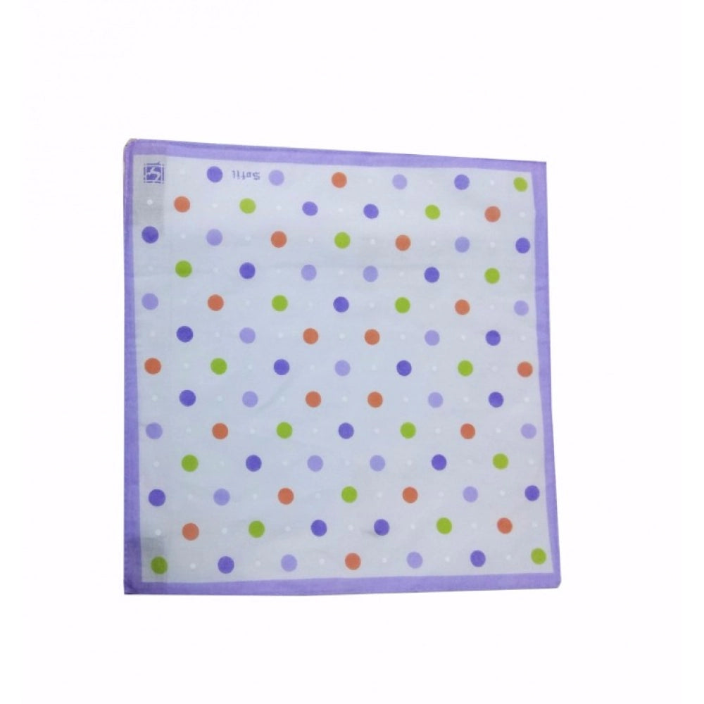 Generic Pack Of_6 Dot Fashion Medium Size Handkerchiefs (Color: Assorted)