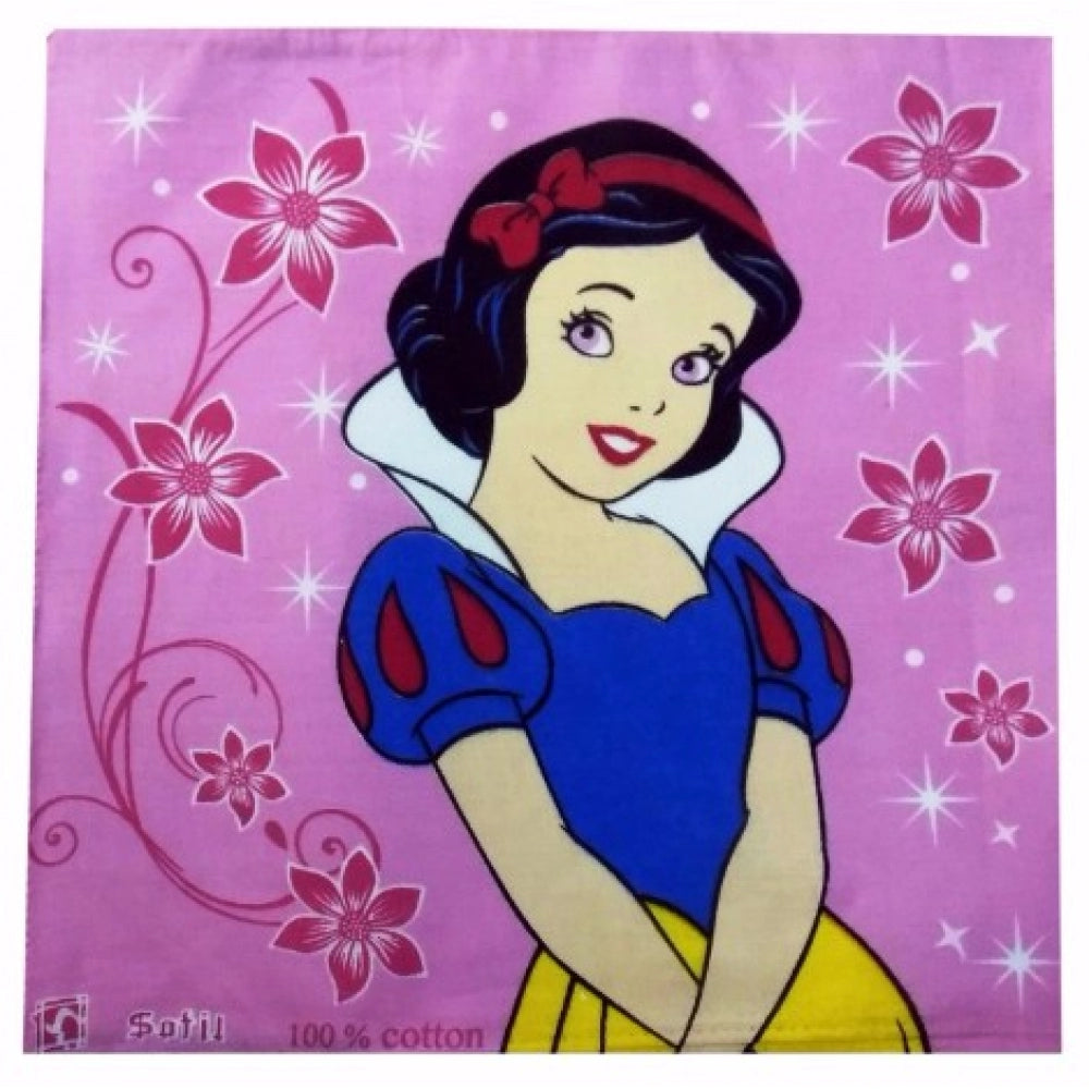 Generic Pack Of_6 Princess Medium Size Handkerchiefs (Color: Assorted)