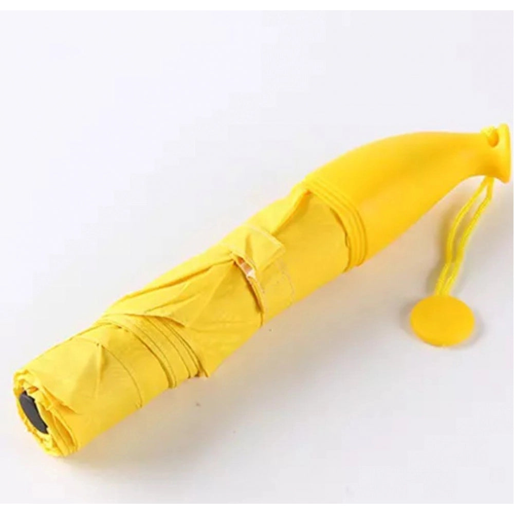 Generic Stylish Banana Shaped Mini Foldable Umbrella (Color: Assorted)
