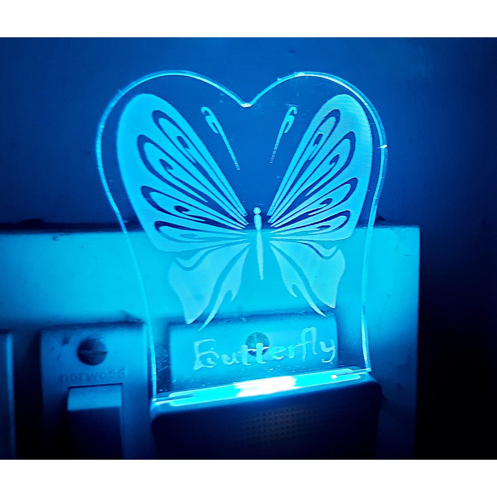 Generic Classic Butterfly AC Adapter Night Lamp