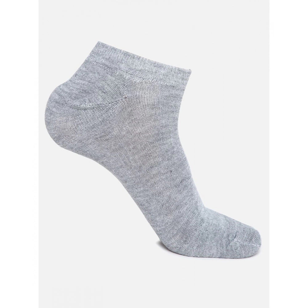 Generic 4 Pairs Unisex Casual Cotton Blended Solid Ankle length Socks (Assorted)